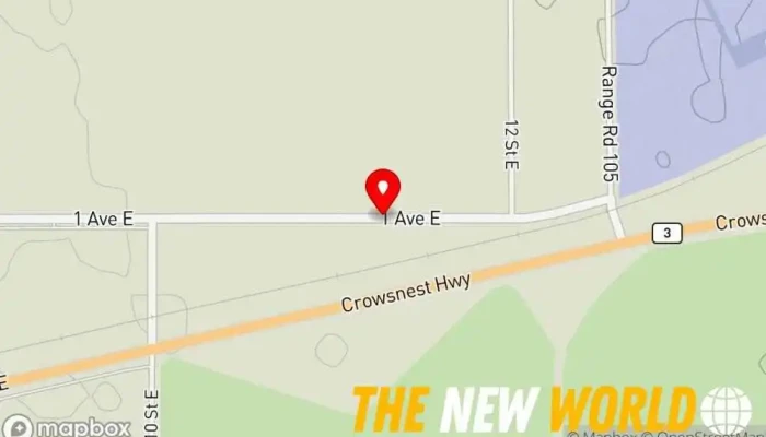 map of Nutrien Ag Solutions Agricultural service in Bow Island