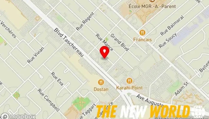map of N'ware Technologies Computer support and services in Saint-Hubert