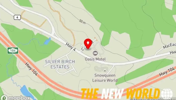 map of Oasis Motel & Campground Motel, Bed & breakfast, Campground, Cottage, Cottage rental, Hotel, RV park in Antigonish