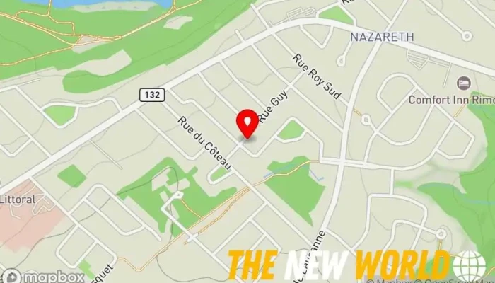 map of OCÉANIDE Inc Engineering consultant in Rimouski