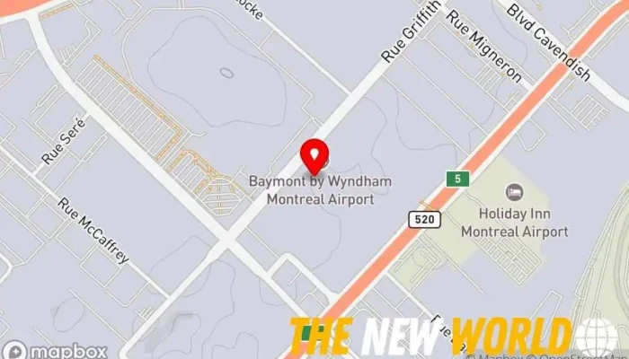 map of Office Technologies Inc Certified public accountant in Saint-Laurent