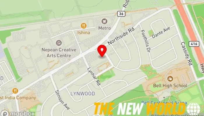 map of Onley Law Business Lawyers Law firm, Drafting service, Legal services in Nepean
