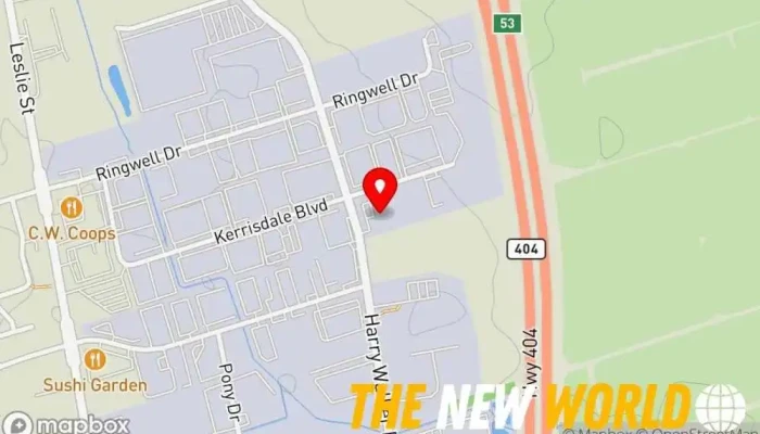 map of Onzasys IT Consulting Software company in Newmarket