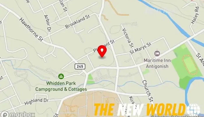map of Opportunity Shop Thrift store in Antigonish