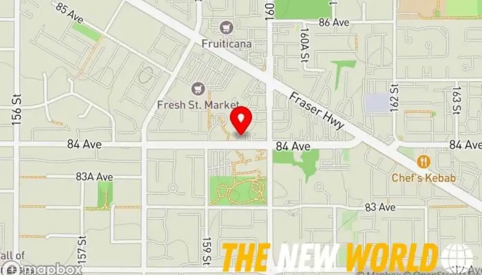 map of Orange Oranges Technologies Software company in Surrey
