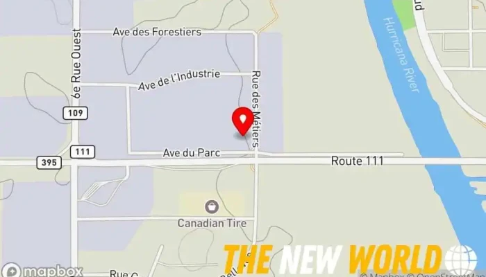 map of Orizon Mobile - Amos Telecommunications service provider, Telecommunications contractor, Telecommunications equipment supplier in Amos
