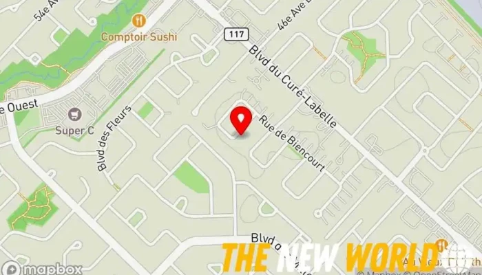 map of Ostra Marketing Marketing consultant, Consultant, Distance learning center, Marketing agency in Blainville