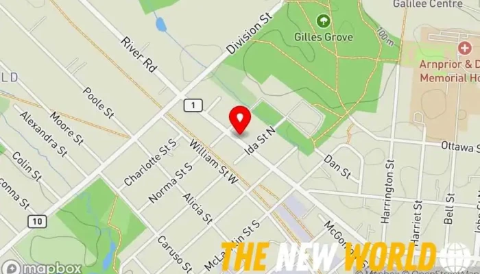 map of Ottawa Valley Housewerks Home Management House cleaning service in Arnprior