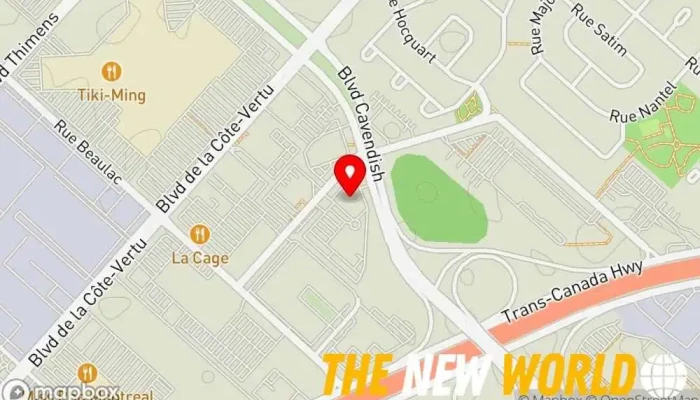 map of PCG Canada ULC Business management consultant in Saint-Laurent