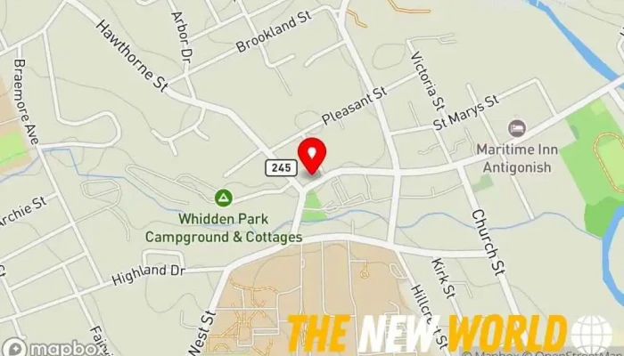 map of Peace by Chocolate | Antigonish Chocolate shop, Chocolate artisan, Museum, Tourist attraction in Antigonish