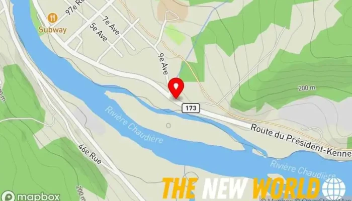 map of Peintures de Beauce Inc (Les) Painter in Beauceville