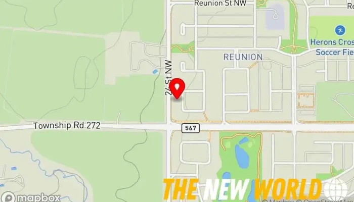 map of Peridot Business Solutions Inc. Business management consultant, Business development service, Business networking company, Business to business service, Consultant in Airdrie