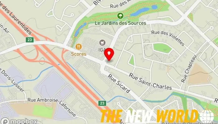map of Peripheriq Services Informatiques Computer service in Sainte-Thérèse