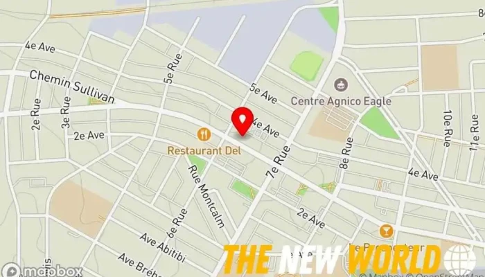 map of Perseus Services Conseils Certified public accountant in Val-d'Or