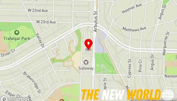 map of Perspektiv Financial Inc. Financial planner in Vancouver