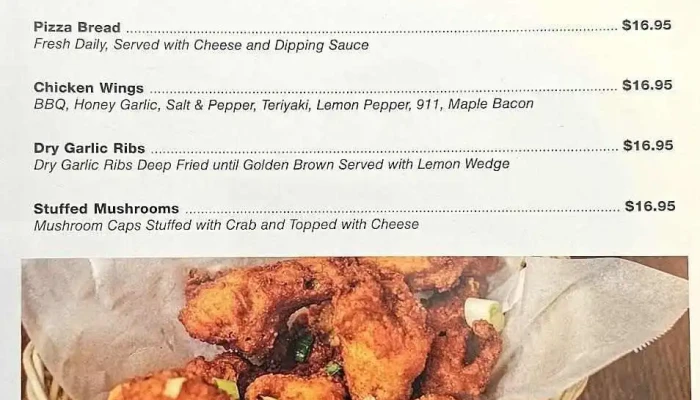 Peters Family Restaurant Menu - Bow Island