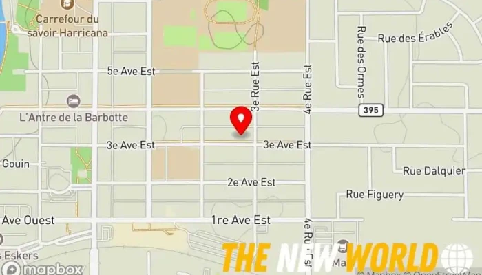 map of Phil Construction Inc. Contractor in Amos