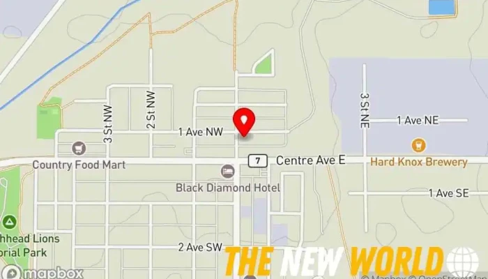 map of Pizza Hut Pizza restaurant, Delivery service in Black Diamond