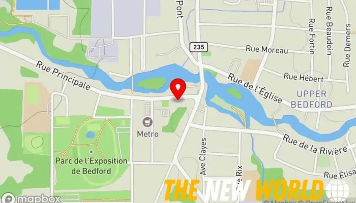 map of Pizzeria Bedford Eatery, Function room facility, Pizza restaurant in Bedford