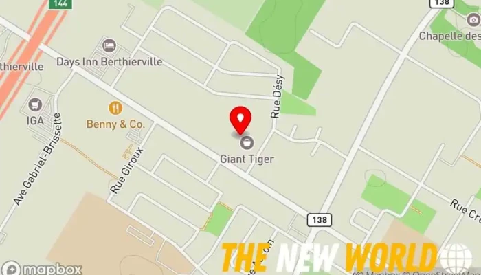 map of PJC Jean Coutu Pharmacy, Cosmetics store, Drug store, Health and beauty shop, Health consultant, Skin care products vending machine in Berthierville