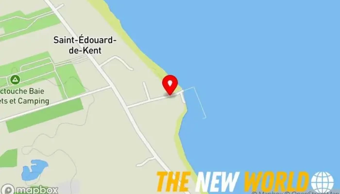 map of Plage Bouctouche Tourist attraction, Public beach in Saint-Édouard-de-Kent