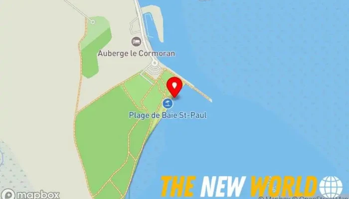 map of Plage de Baie-Saint-Paul Park in Baie-Saint-Paul