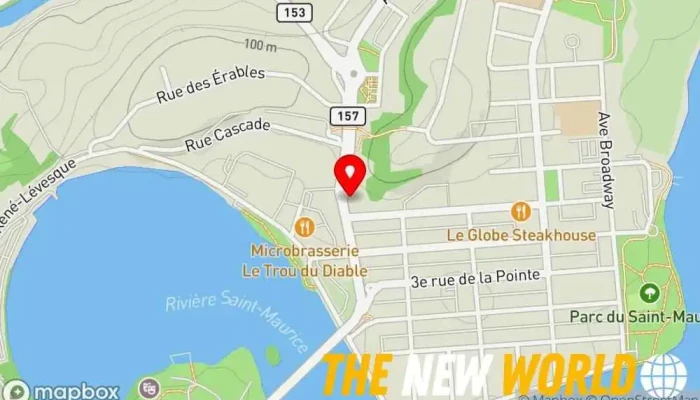 map of Pluritec Engineering consultant in Shawinigan