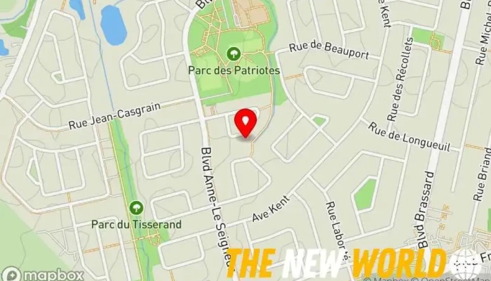 map of Plus de résultats inc. Business management consultant in Chambly