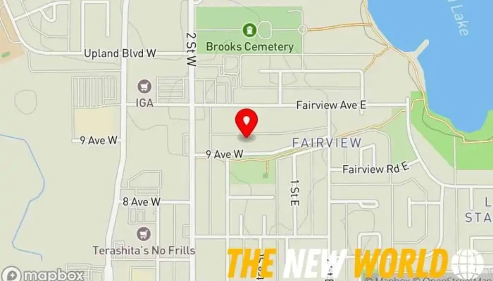 map of Prairie Ledger Services Bookkeeping service in Brooks