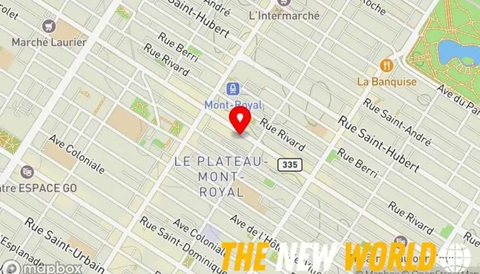 map of Premier Service Inc. Business management consultant in Montreal