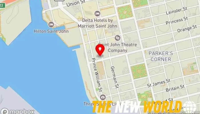 map of Presponse Technologies Inc Computer support and services in Saint John