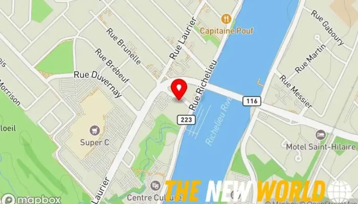 map of Prevost Parent & Assoc Inc Bookkeeping service in Beloeil