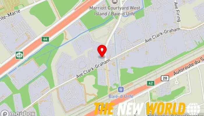 map of Primonics Software company in Baie-D'Urfe