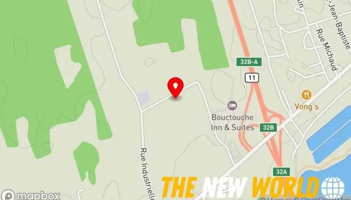 map of Prince logistic yard Logistics service in Bouctouche