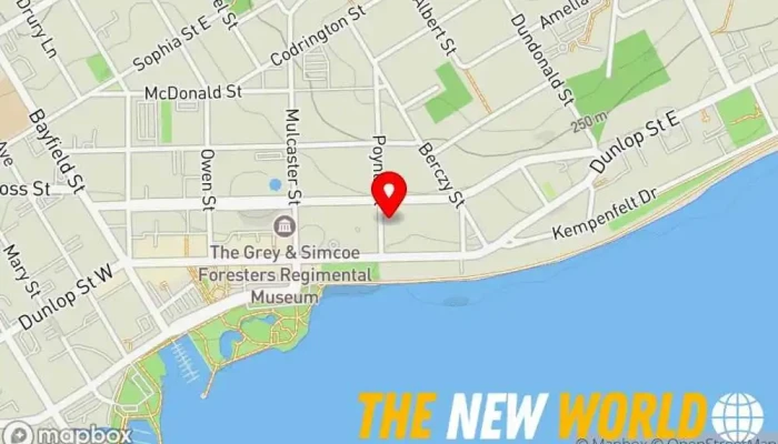 map of Pro Claim Consultants Paralegal services provider in Barrie