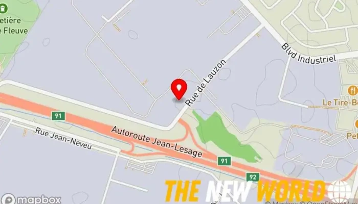 map of Prominent IT Company Software company in Boucherville