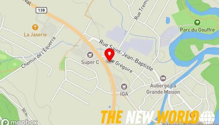 map of Pronature Baie-Saint-Paul Hunting and fishing store, Camping store, Fishing store, GPS supplier, Men's clothing store, Outdoor sports store, Outerwear store, Tourist information center, Women's clothing store, Work clothes store in Baie-Saint-Paul