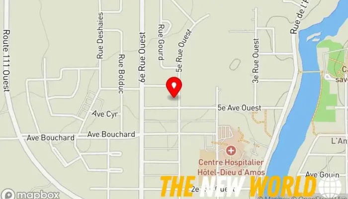 map of Pub A-T Accountant in Amos