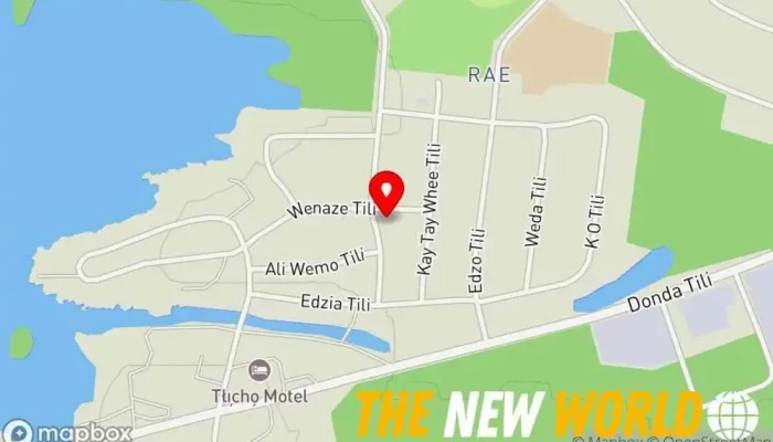 map of R VIDEO STORE AND RESTAURANT Restaurant in Behchokǫ̀