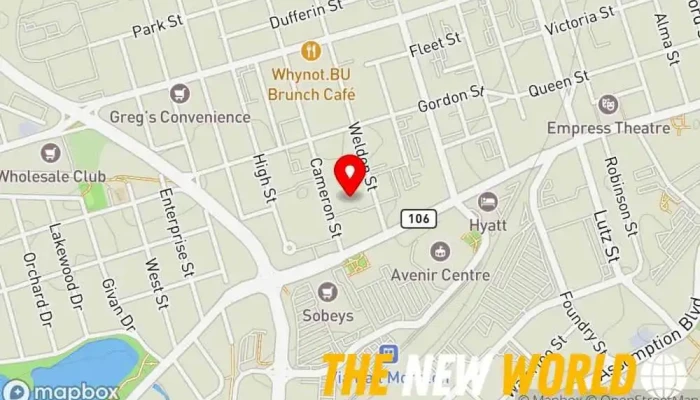 map of Rainocode Computer support and services in Moncton