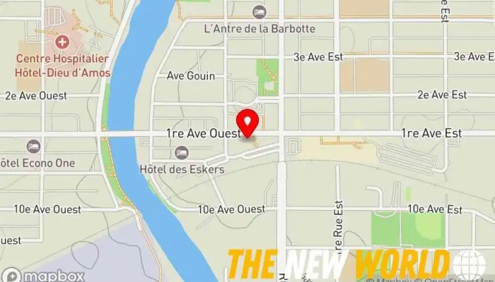 map of Raymond Chabot - Syndic autorisé en insolvabilité Bankruptcy service, Credit counseling service, Financial consultant in Amos