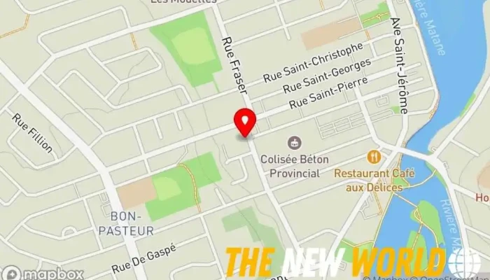map of Raymond Chabot Grant Thornton - Services comptables et conseils en fiscalité Accountant, Business management consultant, Business to business service, Certified public accountant, Financial audit, Tax consultant, Tax preparation service in Matane