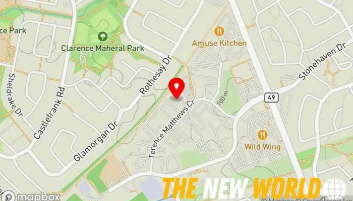 map of RealIT Management Inc Computer support and services in Kanata