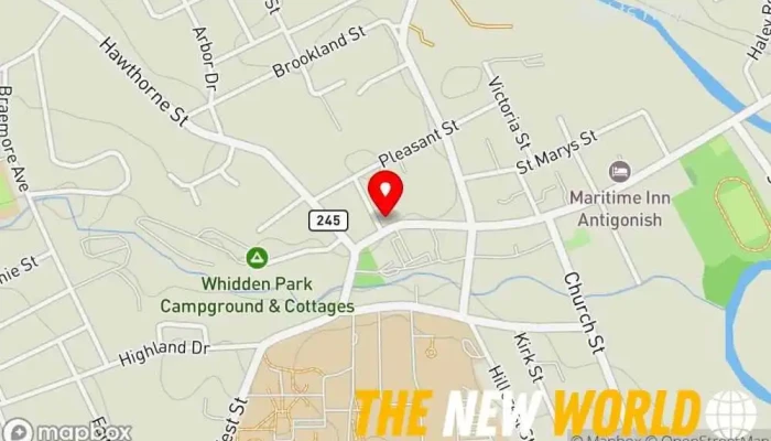 map of RE/MAX PARK PLACE INC Real estate agency in Antigonish