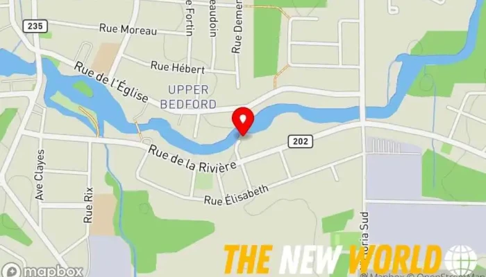 map of Réservoir d'Eau Potable - Bedford Water works in Bedford