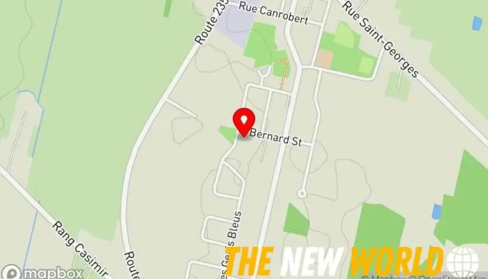 map of Résidence Rouville d'Ange-Gardien Retirement home in Ange-Gardien