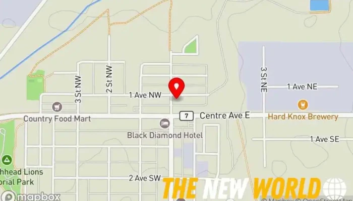 map of Rick's Bobcat Svc Excavating contractor in Diamond Valley