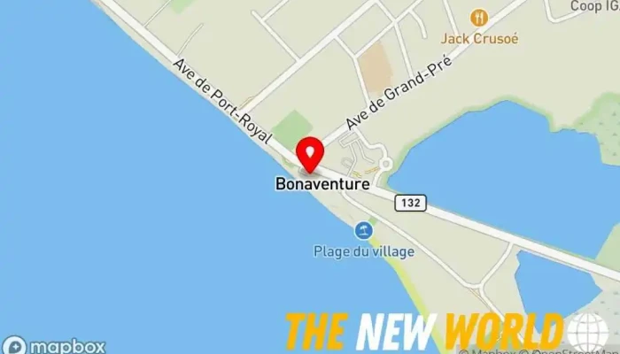 map of Riôtel Bonaventure Hotel in Bonaventure