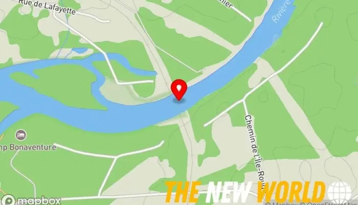 map of Rivière Bonaventure River port in Bonaventure