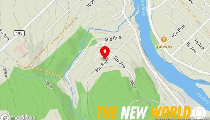 map of Robert Gélinas, ingénieur Soil testing service in Beauceville